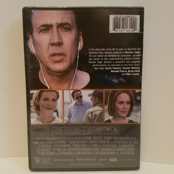 The Runner DVD 2015 New & Sealed  Nicolas Cage Connie Nielsen - Picture 2 of 3
